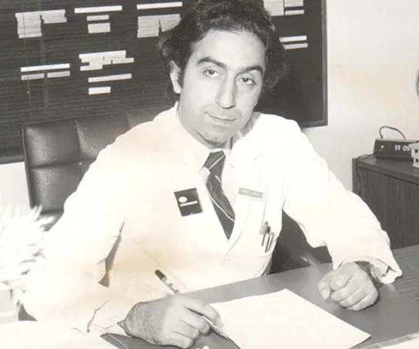 عکس پروفسور مجید سمیعی در جوانی